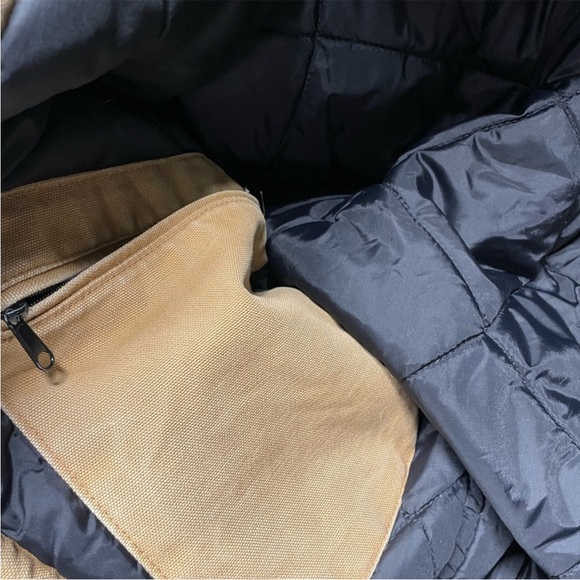 Carhartt chore coat vintage Arctic canvas quilted barn jacket men’s size xxl tan - Picture 5 of 8